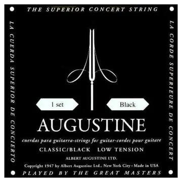 Augustine Encordoamento Augustine Classic Black Nylon