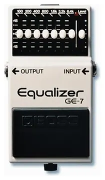 Boss GE7 equalizer gitaar effect pedaal