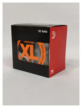 D'Addario Caixa 10 Encordoamentos Guitarra Daddario Xl Exl110 010