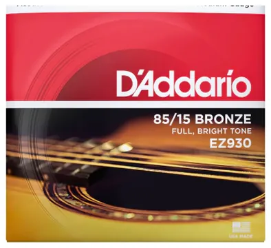 D'addario Encordoamento D'addario Violão Aço EZ930 Bronze 85/15 .013 - .056 Medium Gauge
