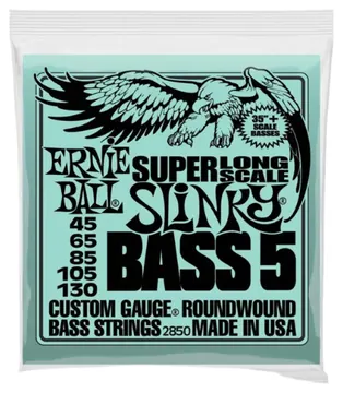 Ernie Ball 2850 Super Long Scale Slinky Bass 5-String