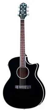 Crafter HT-250 CE BK Chitarra Acustica