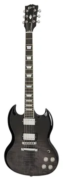 Gibson SG Modern Transparante zwarte fade