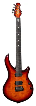 Sterling MAJ200X Acero fiammato Blood Orange Burst