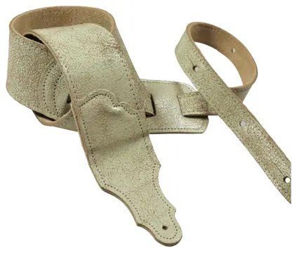 Franklin Strap 2.5" Slate Distressed Leather Cream