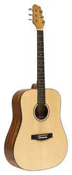 Stagg SA25 D SPRUCE Akoestische gitaar, Dreadnought-model, sparrenhout, naturel