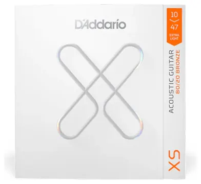 D'Addario XSABR1047 80/20 Bronze Coated 010-047