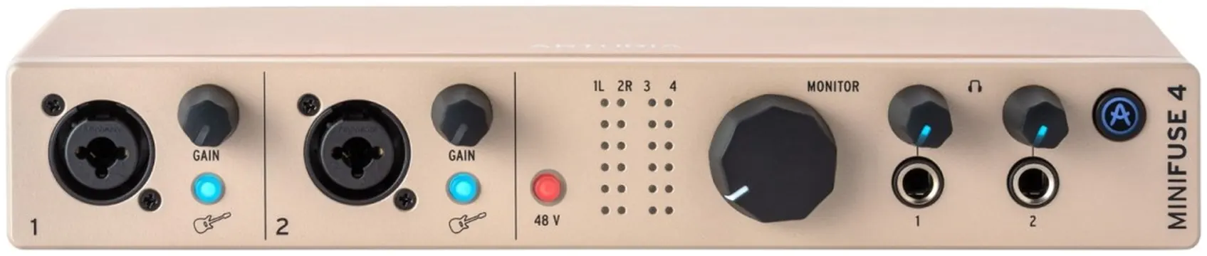 Arturia Minifuse 4 Champagne Interfaccia Audio Usb 2 Ingressi Combo 4 Uscite Colore Champagne