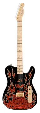 Fender American James Burton Limited Edition Maple Fingerboard Red Paisley Flames