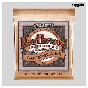 Ernie Ball Encordoamento Ernie Ball Para Violão Aço 010 Earthwood 2151| Fujisom