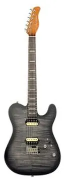 Sire Guitars T Series New Gen Larry Carlton electric guitar T-style transparent black satin, T7N FM/TBK