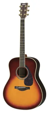Yamaha ll6bs are chitarra acustica elettrificata brown sunburst