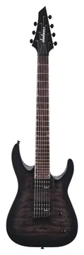 Jackson JS22Q-7 DKA HT Transparent Black Burst