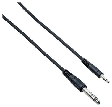 Bespeco Cavo per Dispositivi Elettronici Jack St 6,3 mm Jack St 3,5mm Mt 1,5
