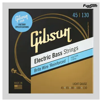 Gibson Encordoamento Gibson Para Baixo 5C 045 - 130 Brite Wire Longa | Fujisom