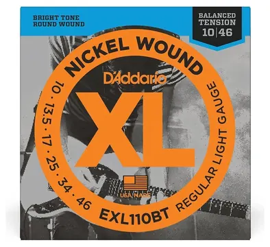 D'Addario EXL110BT - XL Electric Nickel Wound, Balanced Tension | 010-046