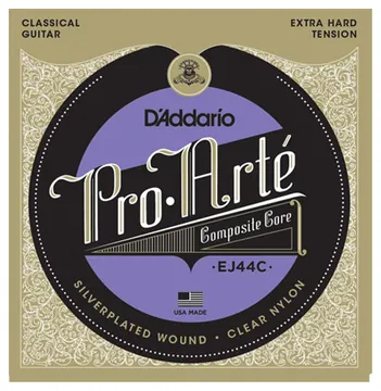 D'Addario EJ44C Composites Extra-Hard Tension Classical Guitar Strings