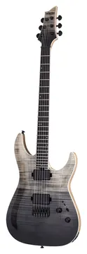 Schecter C-1 Sls Elite Zwarte Fade Burst
