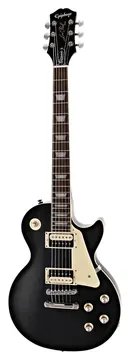 Epiphone Les Paul Classic Worn Modern Series Worn Ebony Preta C/ Escudo Creme e Escala Escura