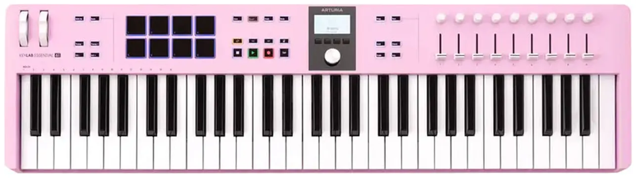 Arturia KEYLAB ESSENTIAL 61 MK3 ROSE QUARTZ Tastiera MIDI USB 61 Tasti