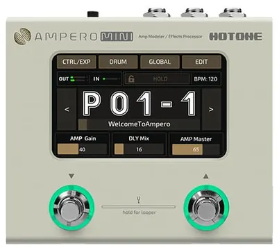 Hotone Pedaleira Hotone MP-50VN Mini Ampero Vanilla
