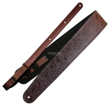 Richter Gurte Richter 2001 Luxury Floral Brown Gitarrengurt