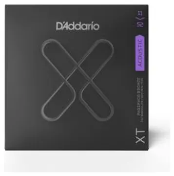 D'Addario XT Phosphor Bronze Custom Light Acoustic Strings, 11-52, XTAPB1152