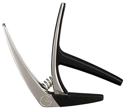 G7th Nashville Lightweight Spring Capo for Acoustic + Electric Guitar, Silver