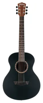 Washburn G-Mini 5 Apprentice Series Acoustic Guitar-Black