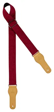 Ortega Gitarrengurt Baumwolle Burgundy