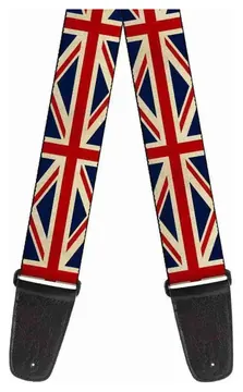 Buckle Down Vintage Uk Flags Guitar Strap