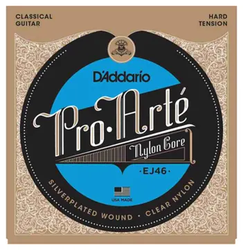 D'Addario EJ46 Hard Tension Nylon Classical Guitar Strings