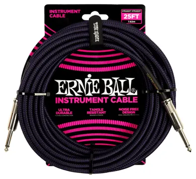 Ernie Ball Jack Droit/Droit 7.62m Tissé 6397