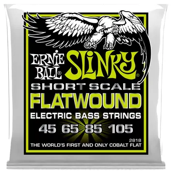 Ernie Ball 2818 Slinky Short Scale Flatwound 45-105