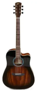 Zellmer Heritage Honeyburst Cutaway Aço Brilhante