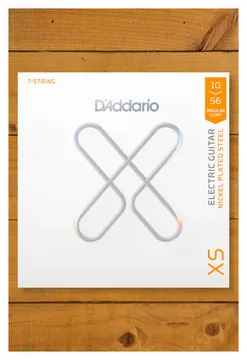 D'Addario XS 10-56 Regular Light 7-String, Nickel Electric Guitar Strings
