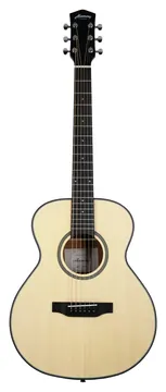 Harmony Foundation Series Terra ST Petite OM Acoustic Guitar w/Bag, Natural Satin