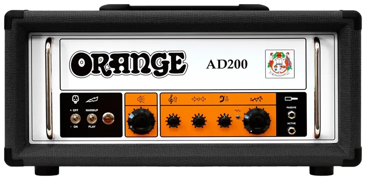 Orange AD200BK Black Head, 200Watt Class-A Vollröhren-Bassverstärker, schwarz