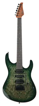 Suhr Modern Custum Waterfall Burl Maple Faded Trans Green Burst