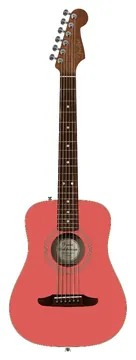 Fender California Standard Redondo Mini con borsa Tavola in abete Rosso Fiesta