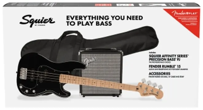 Squier Affinity Series Precision Bass PJ Black