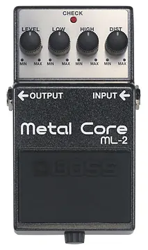 Boss ML-2 Metal Core Effetto a pedale per chitarra