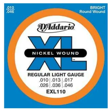 D'addario EXL110 regular light 10-46
