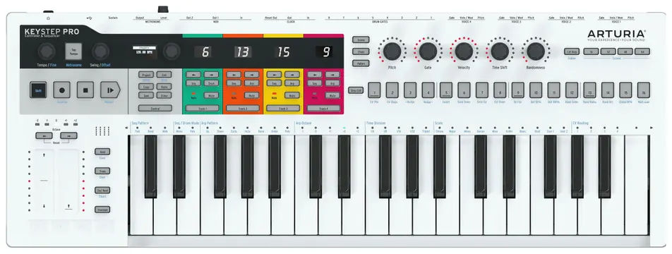 Arturia Keystep Pro 37-key MIDI Keyboard & Controller & Multi-channel Sequencer