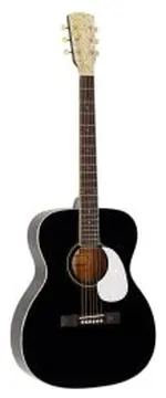 Richwood Heritage Series Auditorium Guitar with Solid Spruce Top - Pearloid Features - Black HSA-55-BK