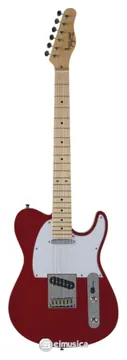Tagima T550 SS Telecaster Escala Clara Escudo (WH) Cor Candy Apple (CA)