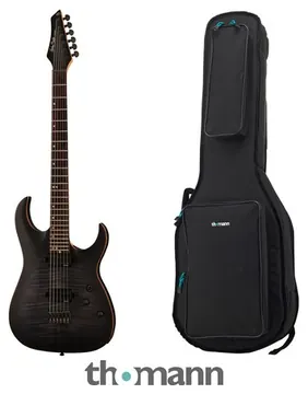 Harley Benton Amarok-BT BKNT Flame Bu Bundle