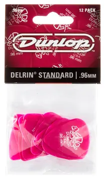 Dunlop 41P.96 Delrin 500 Standard 12/Play Pack Picks