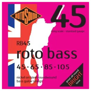 Corde basso elettrico Rotosound RB45 Roto Bass nickel 45-105