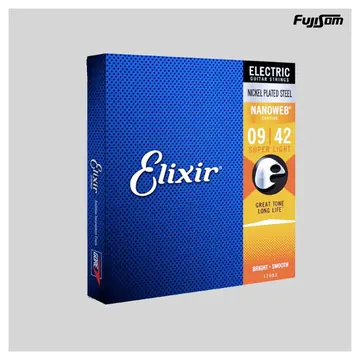 Elixir Encordoamento Elixir Para Guitarra 12002 009 Super Light| Fujisom